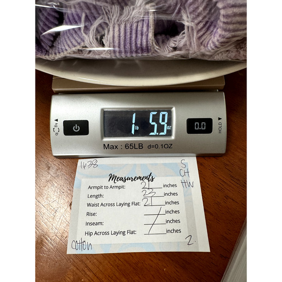 POL Lavender Pastel Goth Unique Modern Cowgirl Country Corduroy Trucker Jacket S - Picture 6 of 6